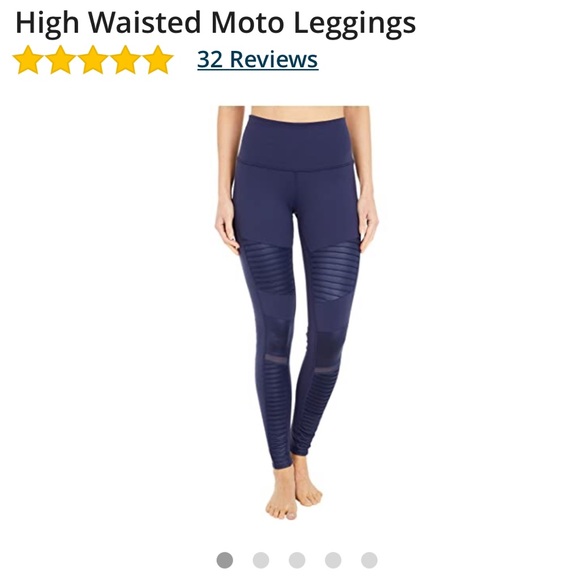 ALO 🔴 High Waisted Moto legging - Picture 2 of 9